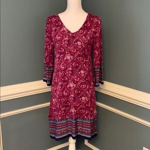 NWT. Skies Are Blue 3/4 sleeve dress. Size small.